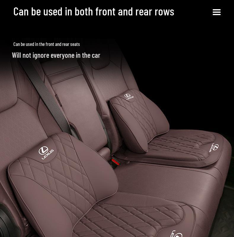 Lexus ES200/ES300h/RX/NX/UX Headrest Lumbar Support & Neck Pillow Cushion - Car Interior Accessory
