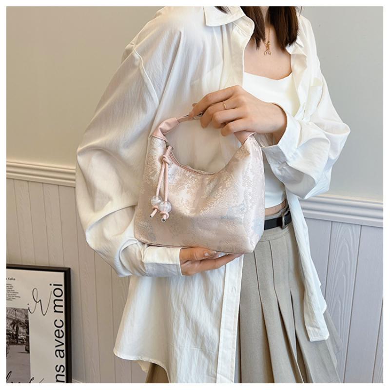 Chinese Style Fine Embroidery Ladies Handbags 2026 Summer Shoulder Bag Crossbody Daily Party Tote Handbag For Women