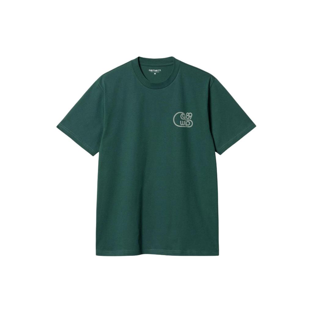 Carhartt WIP Night Night T-Shirt Printed Round Neck Short Sleeve Men Tops Green I033172-26A-XX