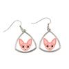 Sphynx - Elegant Metal Earrings As a Gift from the Brand