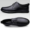 Autumn New Men’s Breathable Leather Loafers - Soft Sole Cowhide Casual Shoes for Middle-Aged Men