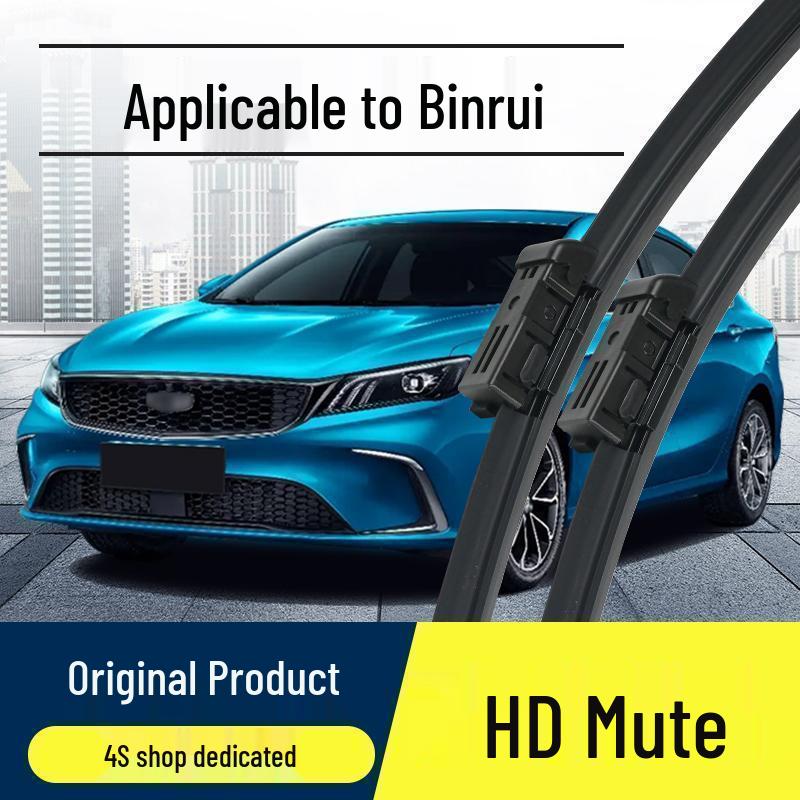 Geely Binyue Frameless Silent Front Wiper Blade with Original Rubber Strip
