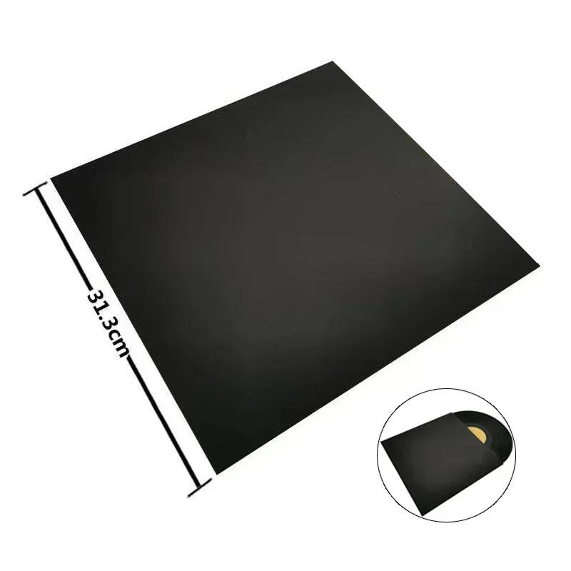 10 Stück 12 Zoll Schallplattenhülle LP Schallplattenhülle Wiederverschließbare Außenhüllen Verbund-Kraftpapiertüte Schallplattenaufbewahrungstüten