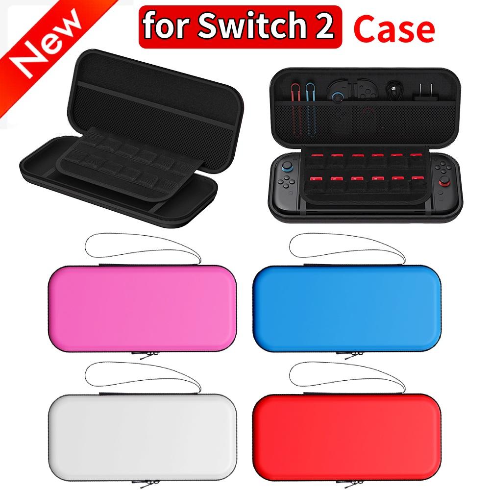 EVA Hard Case For Switch 2 Dedicated Carrying Case, Protective Hard Shell Portable Travel Storage Bag With 12 Card Slot Protect