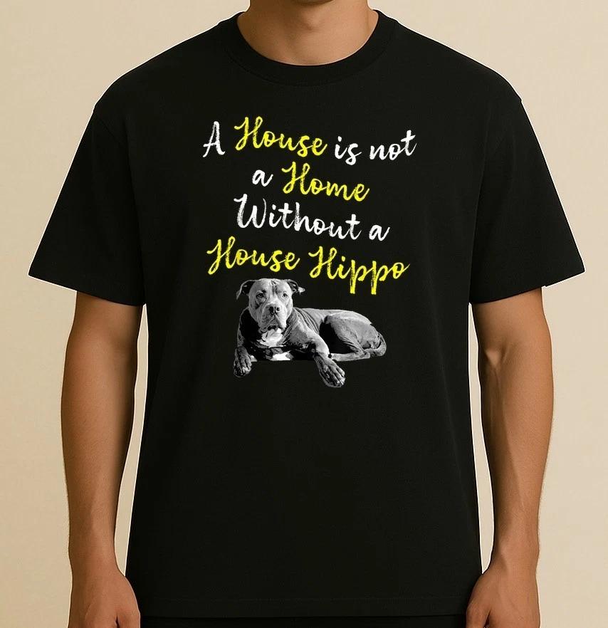House Hippo Pit Bull Bully Owner Graphic Dog Pitbull Lover T-Shirt XXXL