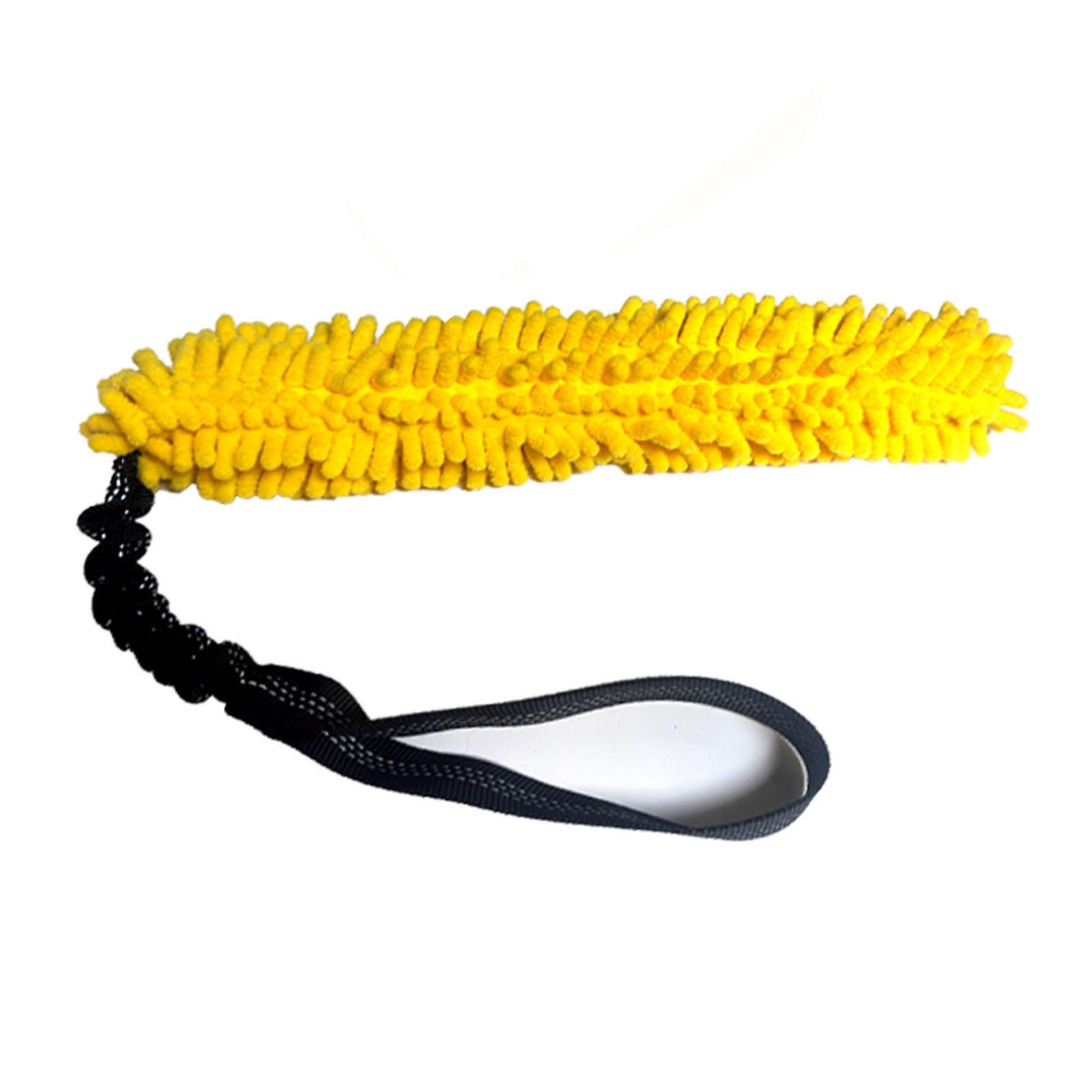 Плюшевая игрушка-погрызушка для питомцев, снимающая стресс и развлекающая жёлтый