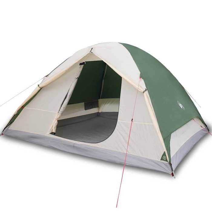 Camping Tent - vidaXL - Dome Model - 6 Persons - Waterproof - Green