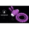 Unisex Double Vib Powerful Soft Silicone Dual Vibrating Cock Ring Penis Ring Double Rings for Couples Enhancing Harder Erection
