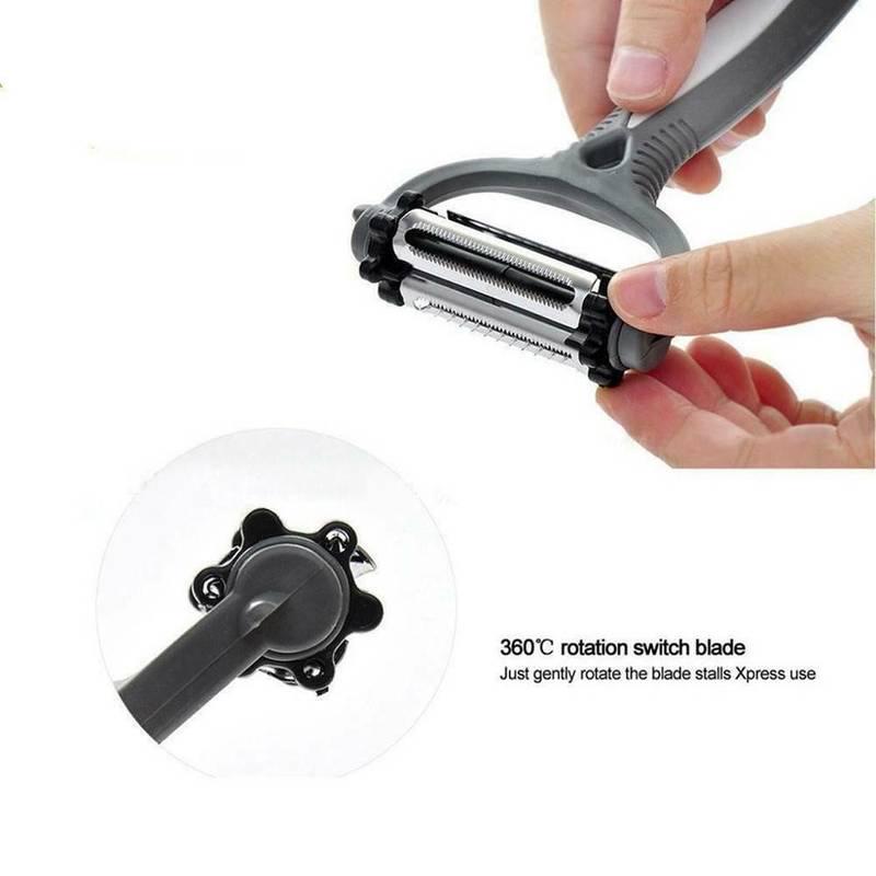 Three-in-one Multi-function Paring Knife Melon and Fruit Planer To Peeling Machine