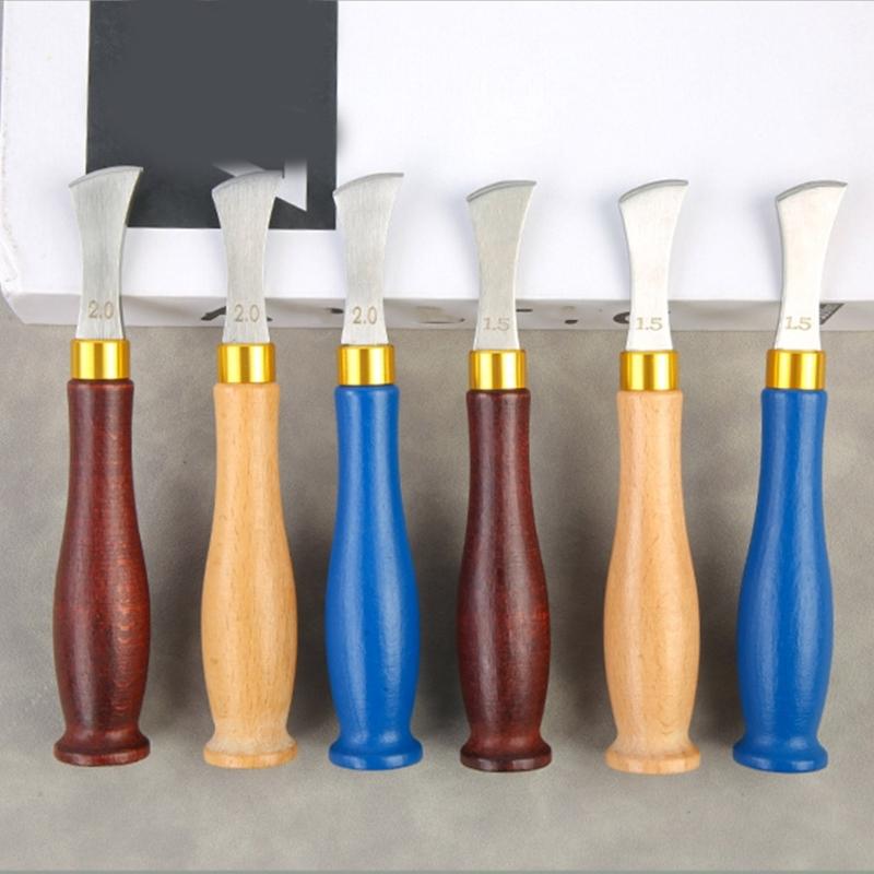 Leather Shallow Slot Edging Edging Device Edging Creaser Leather Working Tool for Leathercraf