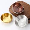 Gold Stainless Steel Sauce Dish for Seasoning & Home Use