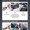 Car Safety Hammer With Seat Belt Cutter 2-in-1 Window Glass Breaker Compact Emergency Hammer For Auto Life-saving Rescue Tool