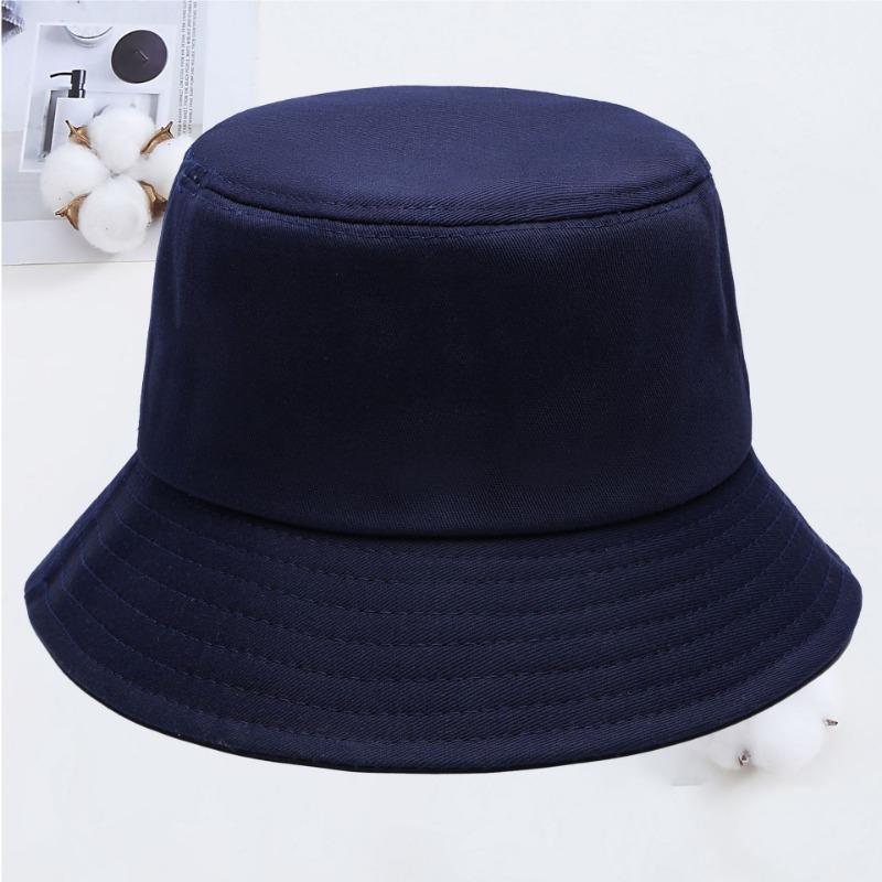 Cotton fisherman hat summer basin hat outdoor sunshade girls sun protection sun hat printing embroidery men