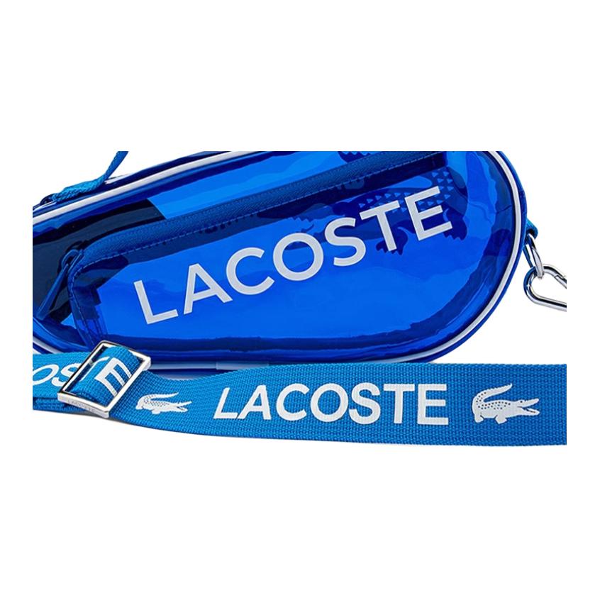 Lacoste Fashion Logo Trendy Retro Lightweight PVC Shoulder Crossbody Bag Unisex Bags Blue NU3908SR-J36