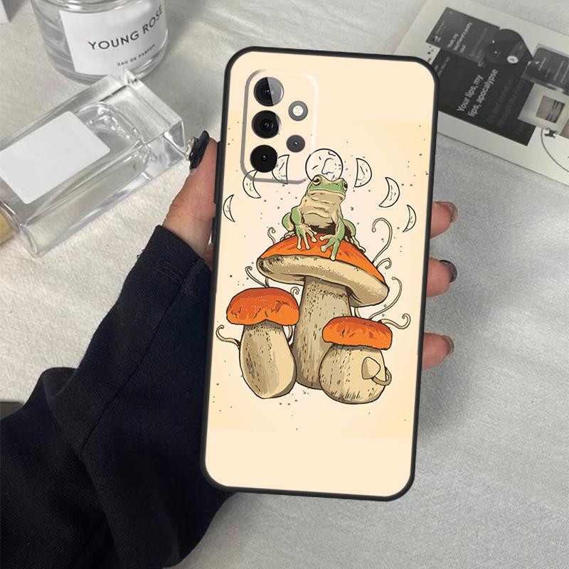 Cottagecore Frog Aesthetic Phone Case For Samsung Galaxy A34 A54 A14 A13 A23 A33 A53 A73 A52 A42 A32 A22 A12 A51 A71