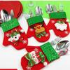 Christmas Decor  Christmas Decorations Snowman Kitchen Tableware Holder Pocket Dinner Cutlery Bag Home Party Ornament