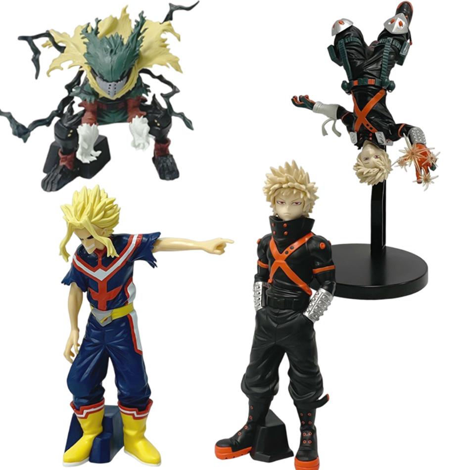 Anime My Hero Academia  Action Figure Set  All Might Midoriya Bakugo PVC Collectible Figurines Christmas Gifts For Fans