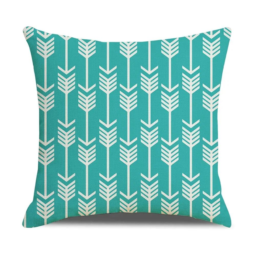 Nordic Geometric Throw Pillow Cover With Short Plush Print Living Room Sofa Decoration Cushion Cover Pillow Covers Decorative