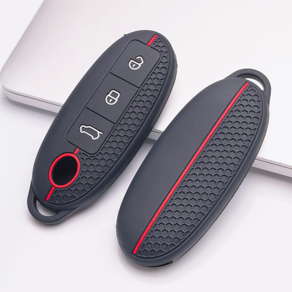 Silicone Car Key Cover for Dongfeng Fengguang S560 500 370 Aeolus A60 E70 Yixuan Forthing S500 F600 Rich Navara Yulon Luxgen S5