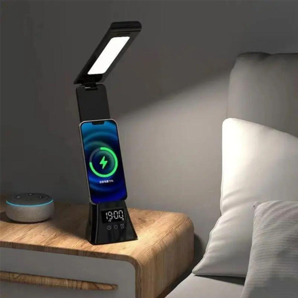 Folding Design Wireless Charging Desk Lamp Rechargeable Smartphone Wireless Charging Lamp  Study