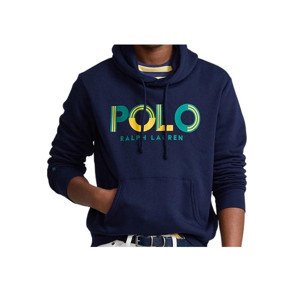 Polo Ralph Lauren Bedrucktes Muster Kapuzenpullover mit Kordelzug Langarm Sweatshirt Herren Sweatshirt MNPOKNI16821938-410