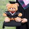 Yousheng Gepersonaliseerde Afstudeercadeaus 2026 voor Haar, Schattige Teddybeer met Geborduurd Gewaad En Hoed, Zacht Pluche Afstudeer Mascotte voor Universiteit High