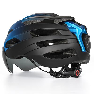 New Lightweight and Comfortable Road Mountain Riding Helmet Goggles Integrated Cycling Bicycle Helmet