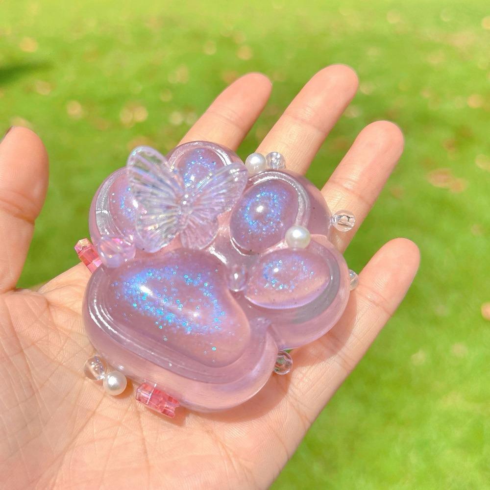 

Sticky Squeeze Cat Paw Toys Slow Rising Amethyst Cat Paw Cute Slow Rebound Toy 8