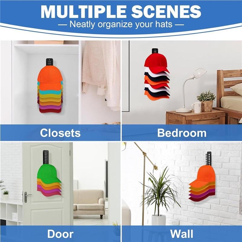 Baseball Hat Organizer Wall Mounted Baseball Cap Organizer