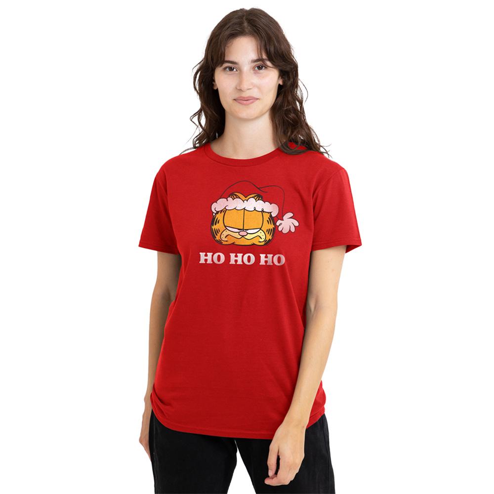 Garfield Womens/Ladies Ho Ho Ho T-Shirt