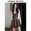 UR Women's Bowknot Textured Knit Cardigan