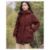 Korean-style Casual and Fashionable Women's Winter Parka Jacket with Thick Cotton-padded Design and Windproof Feature