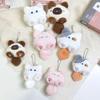 Squeaky Kitten Plush Pendant & Cute Cartoon Kitty Brooch Hair Accessories