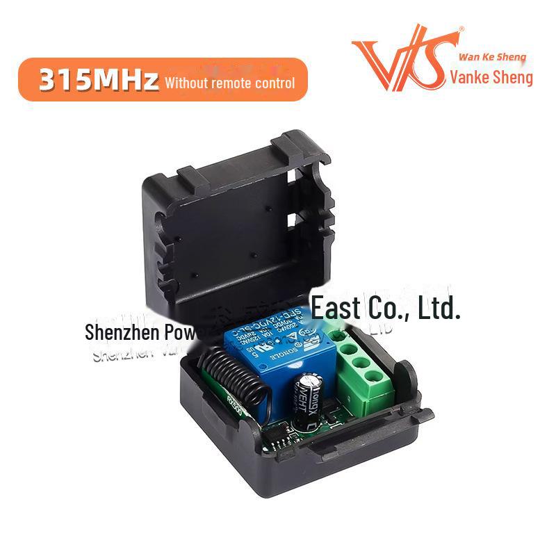 Comutator de telecomandă fără fir cu putere redusă, 12 V, un singur canal, 433 MHz
