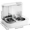Detachable Cat Water Dispenser Large Capacity Pet Feeding Bowl Pet Water Drinker  Business Trip