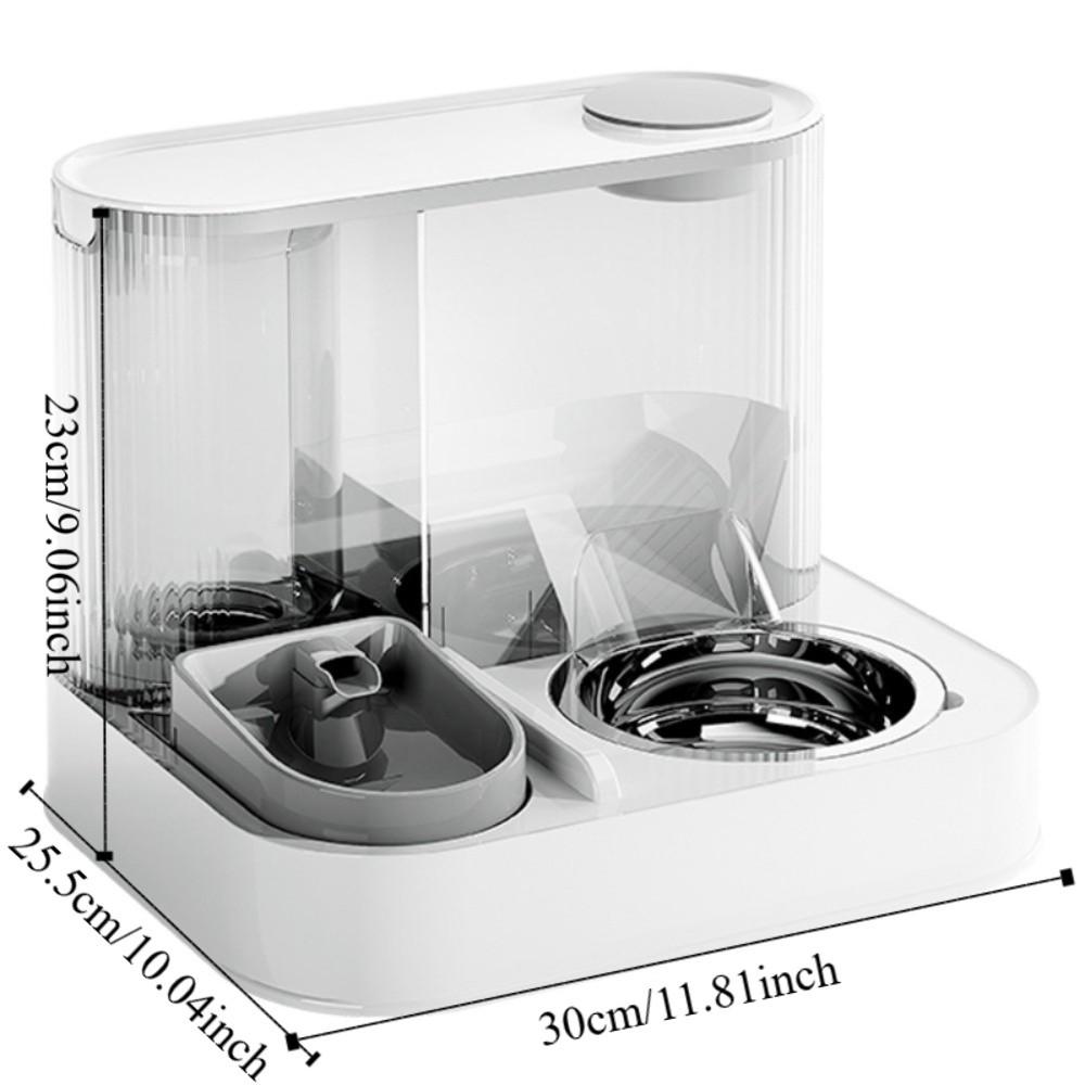 Detachable Cat Water Dispenser Large Capacity Pet Feeding Bowl Pet Water Drinker  Business Trip