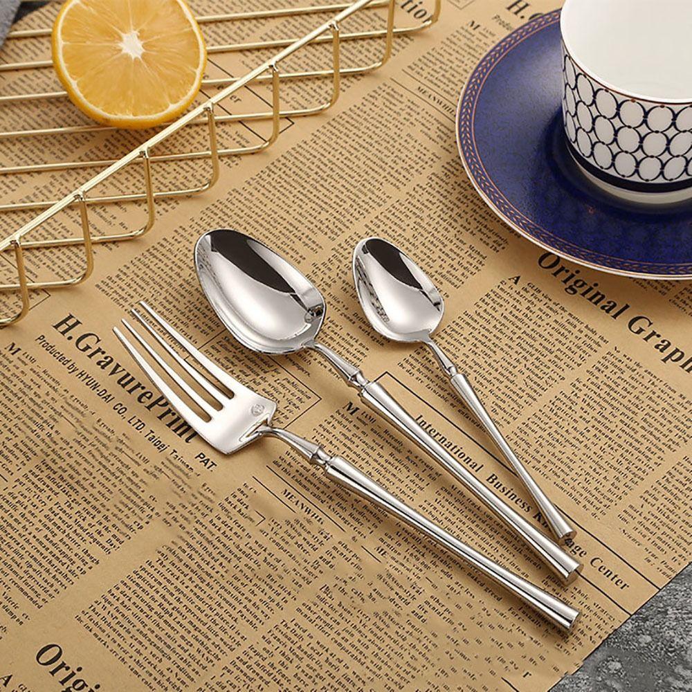 Creative 304 Stainless Steel Teaspoon Japanese Style Hammer Pattern Design Stirring Spoon Tableware Fruit Fork