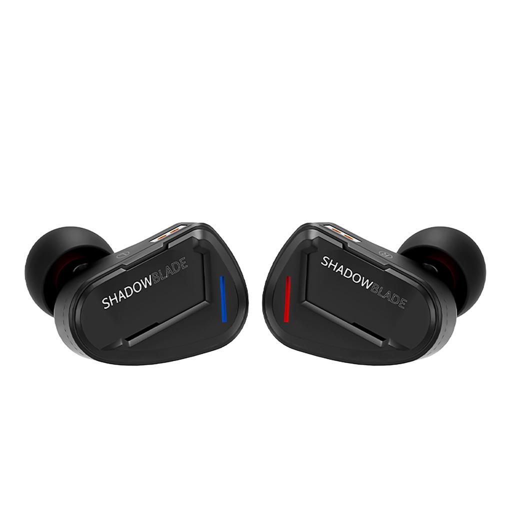 Linsoul CVJ Shadow Blade High-End Gaming In-Ear Dynamic Earphones with Removable Cable, Dynamic Driver + Powerful Vibration Unit, Professional-Level
