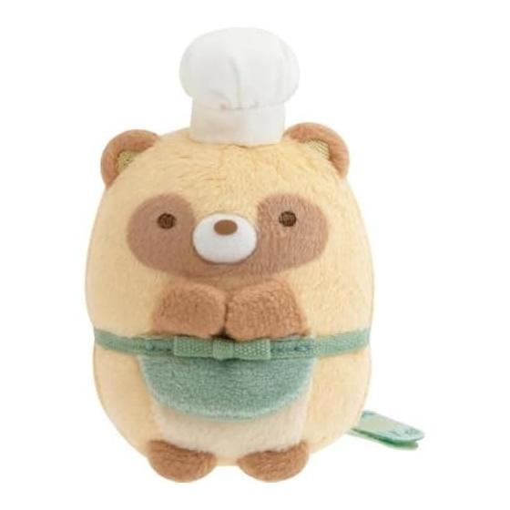 MV62001 Sumikkogurashi Collection Tanuki s Manmaru Restaurant Tenori Plush Toy Tanuki