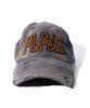 MASSNOUN Mas Bone Washed Dyed Vintage Ball Cap Msfac002-Gy
