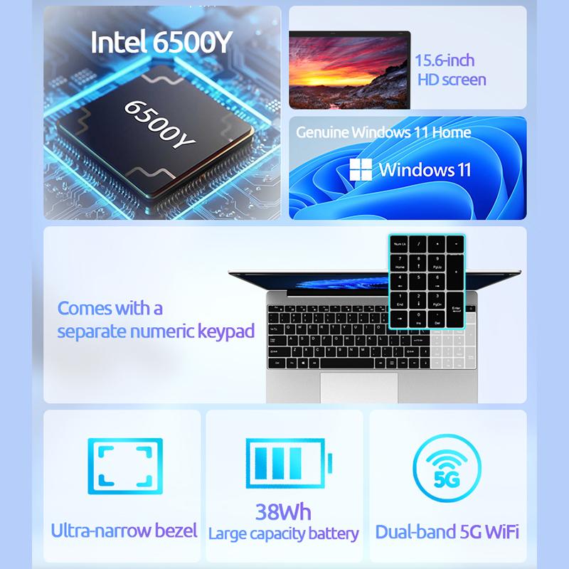 Jumper EZbook S7 HI Laptop 15.6 Inch, 16GB RAM 512GB SSD, Processor Intel 6500Y Notebook, Type-C, Mini HDMI
