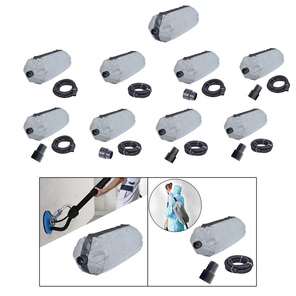 Drywall Sander Dust Collection Bag Practical Professional Dust Bag Lightweight Folding Premium Drywall Sander Attachment