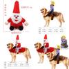 Pet Costume Horse Riding Outfit Transform Your Pet Into A Funny Santa Claus