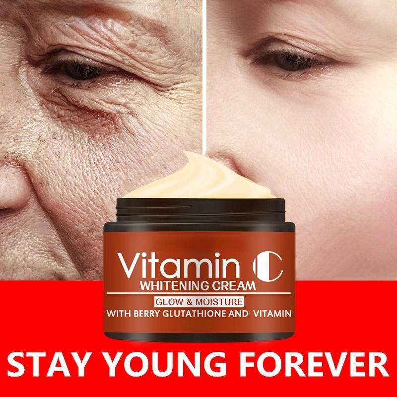 Beautycome Cream Whit C Face Cream Vitamin C Cream Vitamin C Whitening Cream Facial Cream To Remove Freckles, Remove Dark Spots, Brighten Skin.