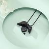 Everlasting Pet Ashes Necklace Heart Wing Design Cremation Jewelry For Keepsakes
