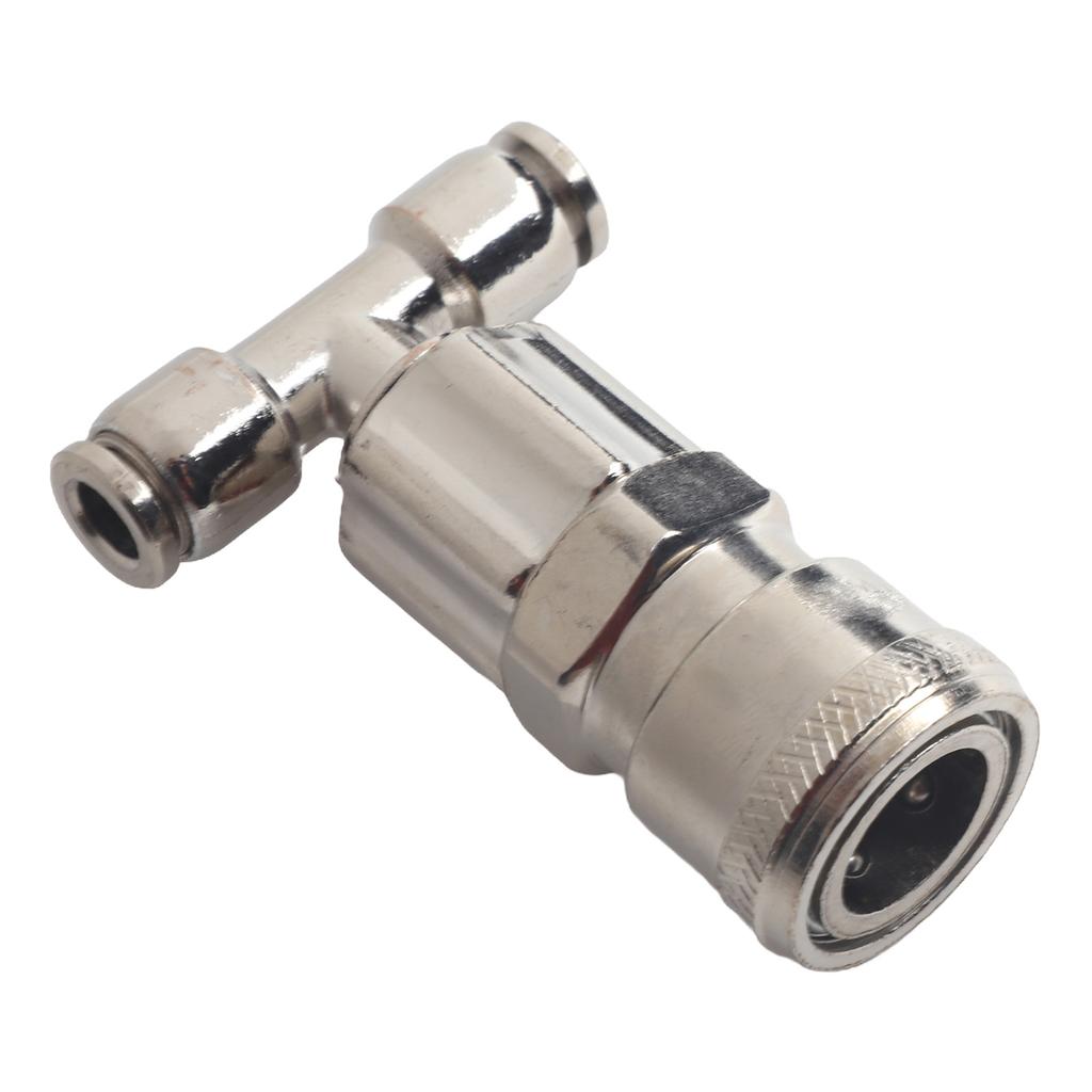 1PC Three-way Straight Through Joint Pneumatic Tank Connector Pneumatic Fitting For Trucks And Trailers Pneumatic Fitting Tools