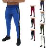 Sportowe męskie jesienne bloki ze sznurkiem Kieszenie Skinny Jogging Pencil Pants