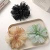 Organza Fabric Flower Patch Beaded Flower Flower Applique  Clothing Decoration