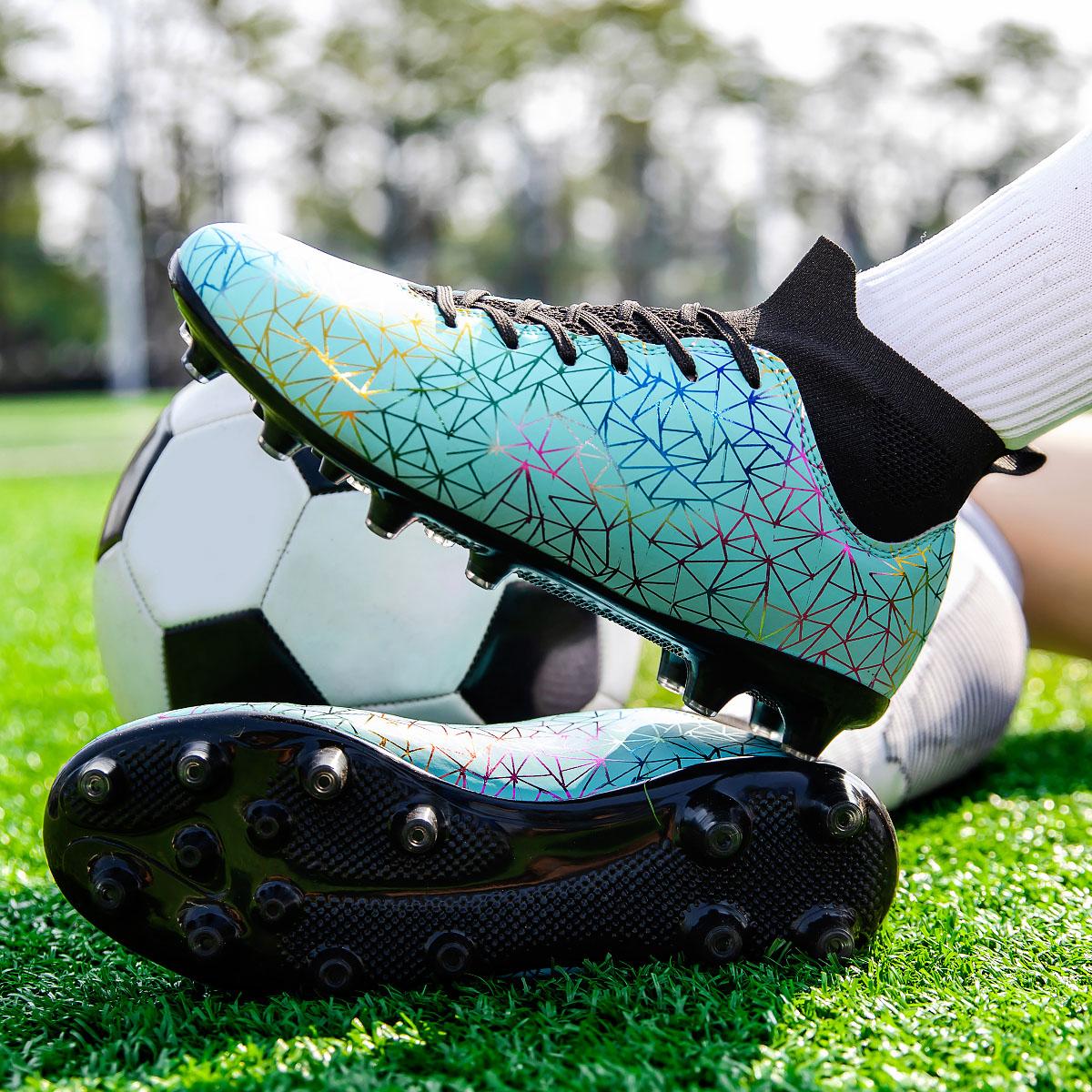 Мужские футбольные бутсы подростковые дышащие футбольные бутсы профессиональная игровая — фото 20