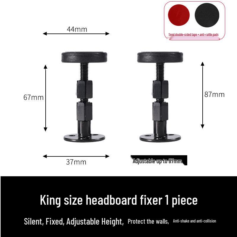 Regulowany Stabilizator Zagłówka Łóżka - Przeciwwstrząsowy, Przeciwko Kołysaniu, Przeciwskrzypiąca Podkładka Ścienna